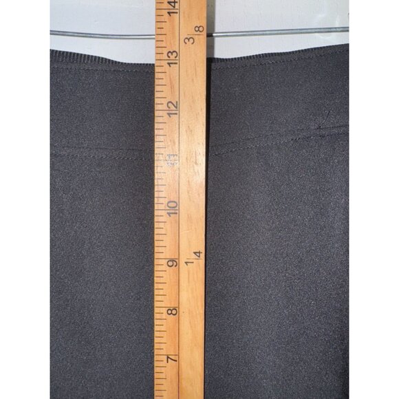 32 Cool Black Elastic Waist Pull-On Pants With Pockets Womens Size L - Picture 5 of 7